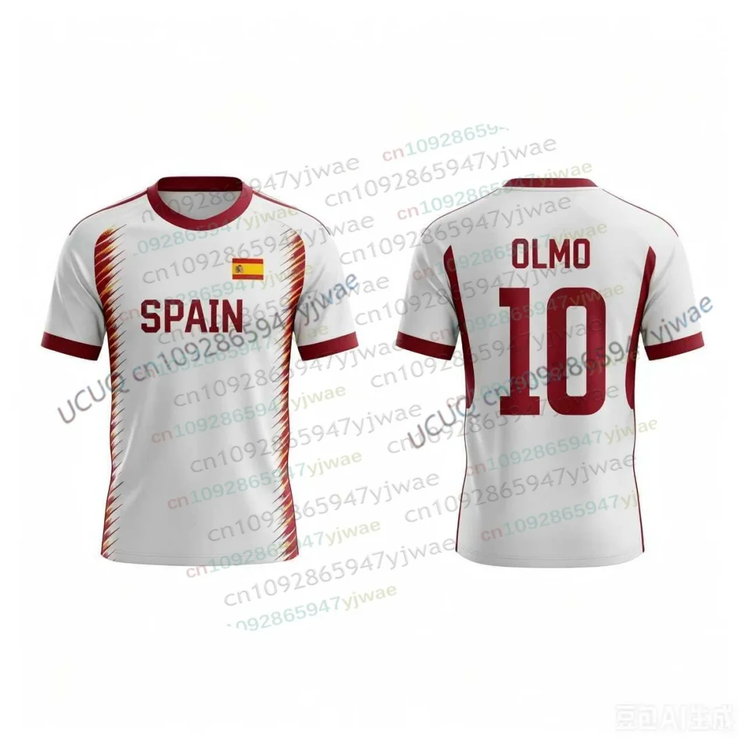 Bestseller Yamal 19 Cucurella 24 Fußball-Fan-Trikot Sommer Schnelltrocknend Sport-T-Shirt Outdoor-Training Damen- und Herrenbekleidung – Detail 9