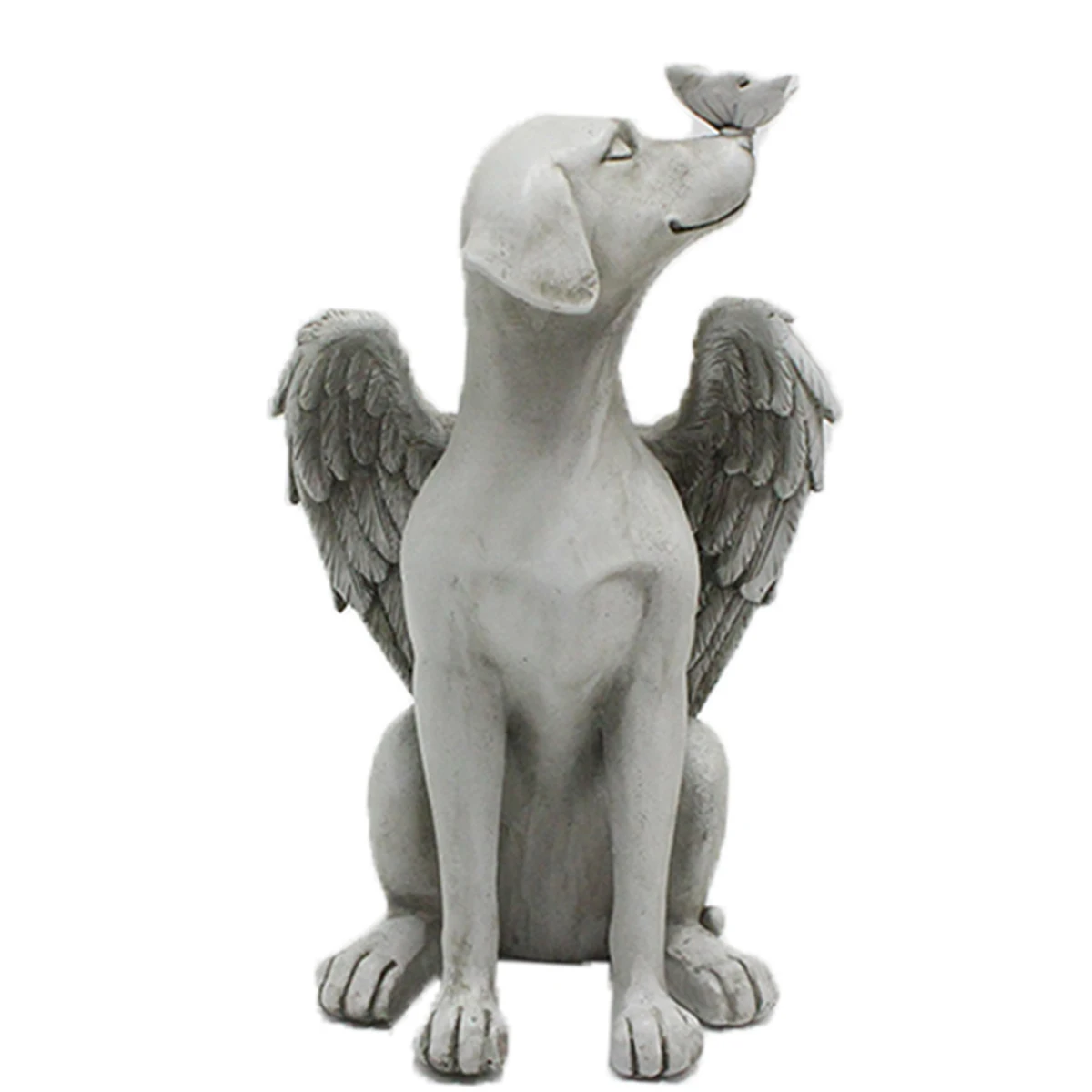 

Angel Cat Memorial Statue Decoration Creative Resin Pet Dog Tombstone Memorial Stone Angel Dog Garden Statue Sacrificial Decor