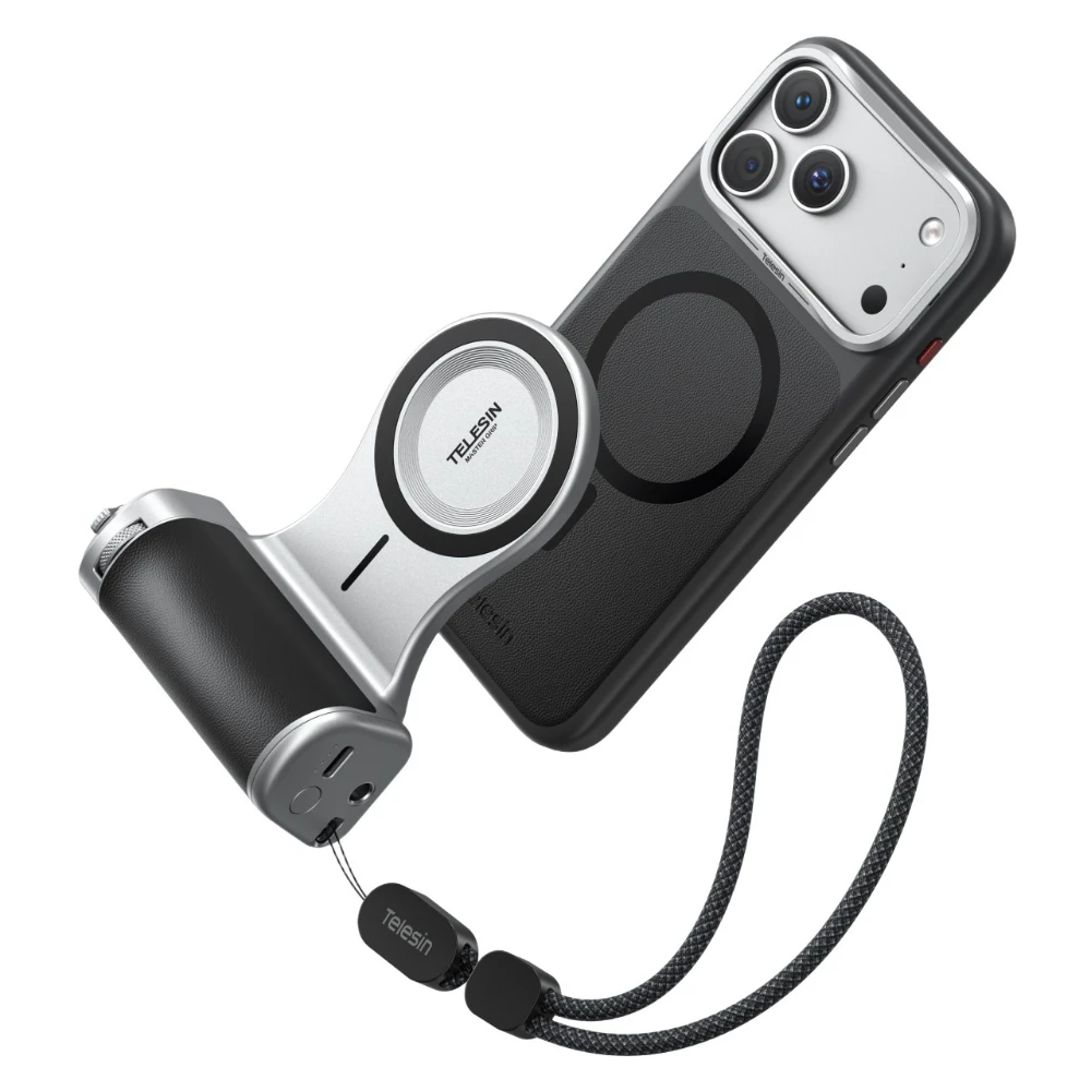 TELESIN Master Grip Classic for IPhone18Pro / 18 Pro Max Camera Grip Magnetic Case Bluetooth Shutter Photography Kit