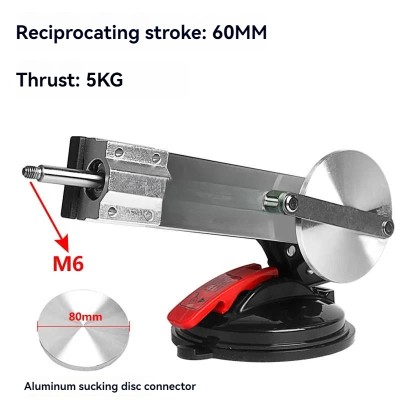 ミニ伸縮リニアアクチュエータ 60 ミリメートルストローク 3XLR 往復機構モータ 3XLR コネクタリニアアクチュエータモータ