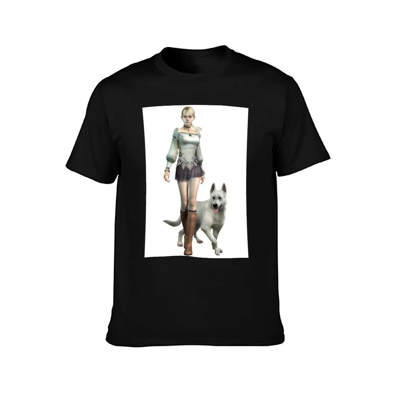 Fiona Belli Haunting Ground Vintage Horror Video Game Design T-Shirt, Summer Casual Cotton Tee, Oversized Streetwear Tops