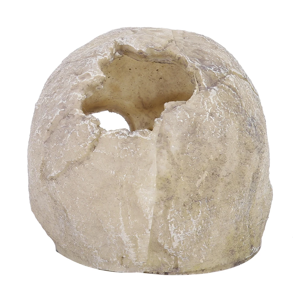 เรซิ่นจําลองหัวกระดูก Skull รู - Aquarium Fish Hide บทวิจารณ์และราคา