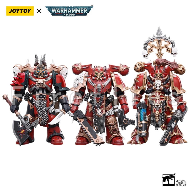 

1/18 JOYTOY Action Figure (3PCS/SET) Chaos Space Marines Crimson Anime Model Toy Free Shipping