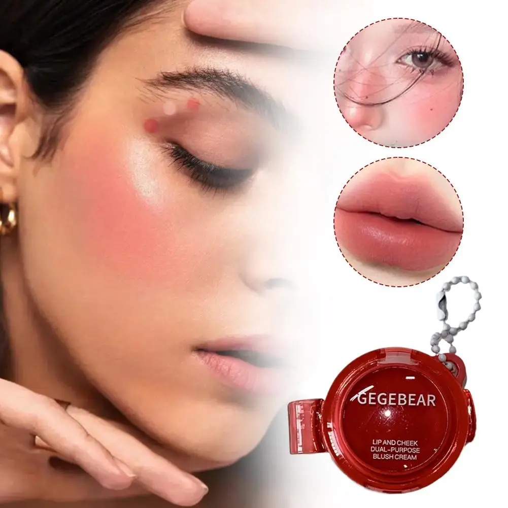 1pcs Natural Blush Cream Lip Cheek Stick Hydrating Matte Makeup Long Lasting Waterproof Professional Cosmetics Nude Color