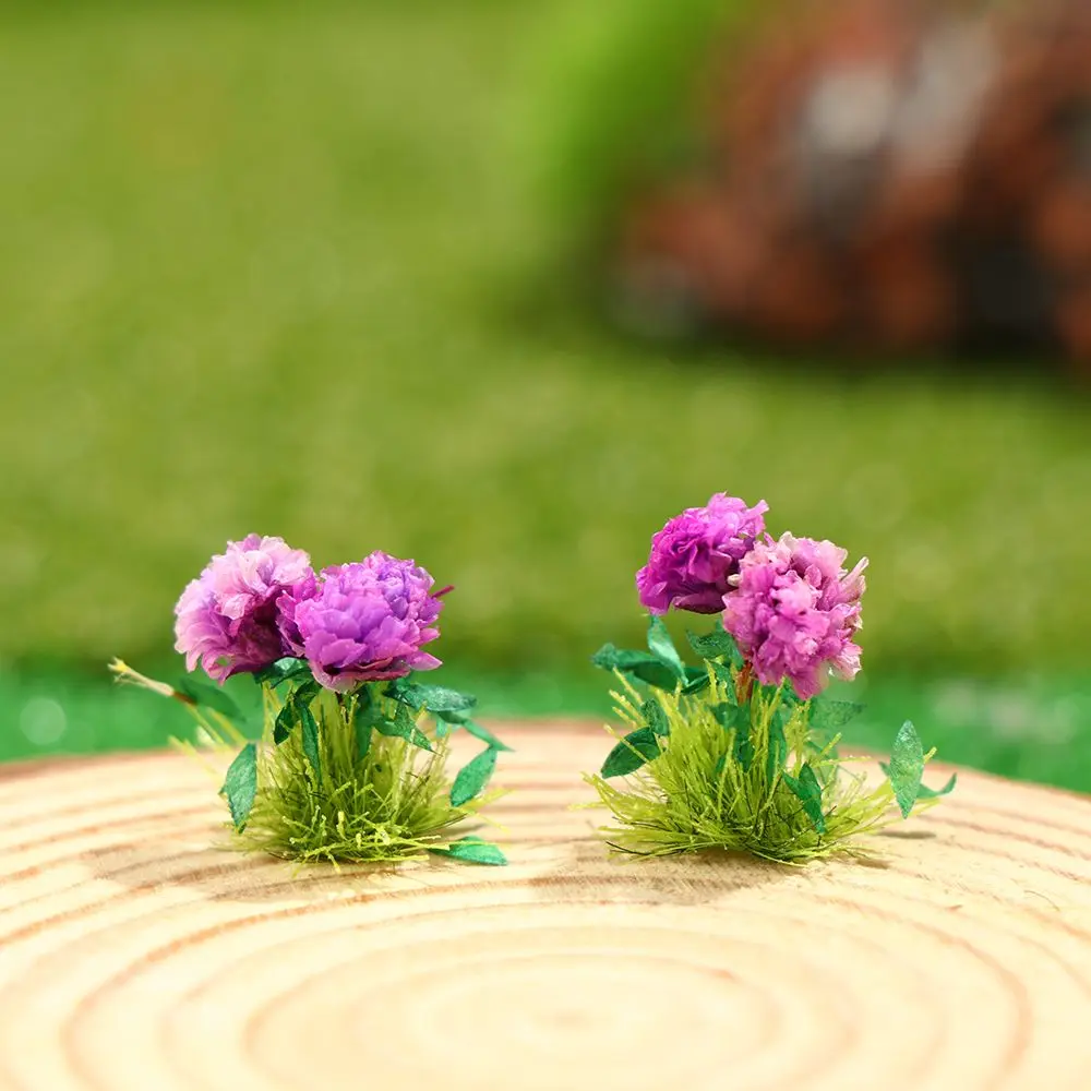 

Gift Wargame Material Fairy Garden Scene Model Sand Layout Miniature Flower Cluster Static Grass Tufts
