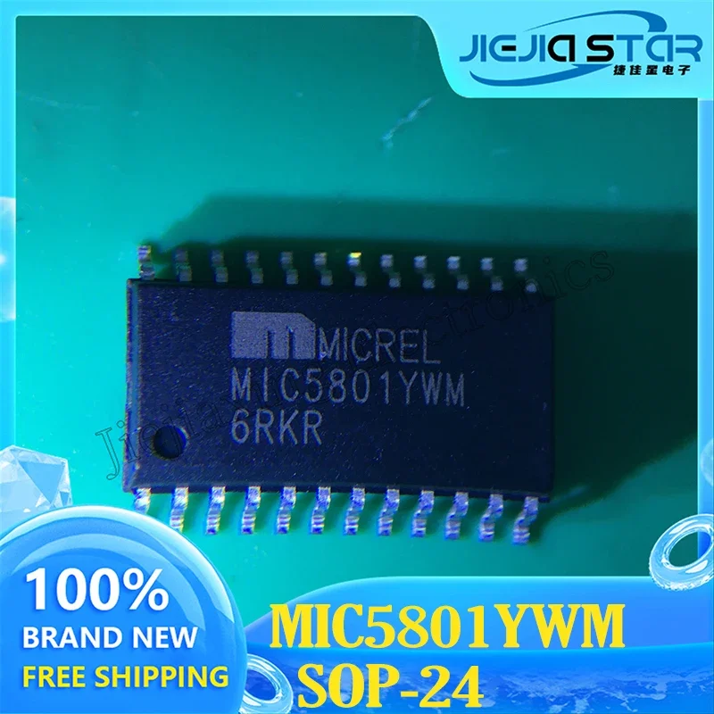 

MIC5801YWM MIC5801 New Original Latch Chip Integrated Circuit Controller IC, SOP-24, Spot Electronics