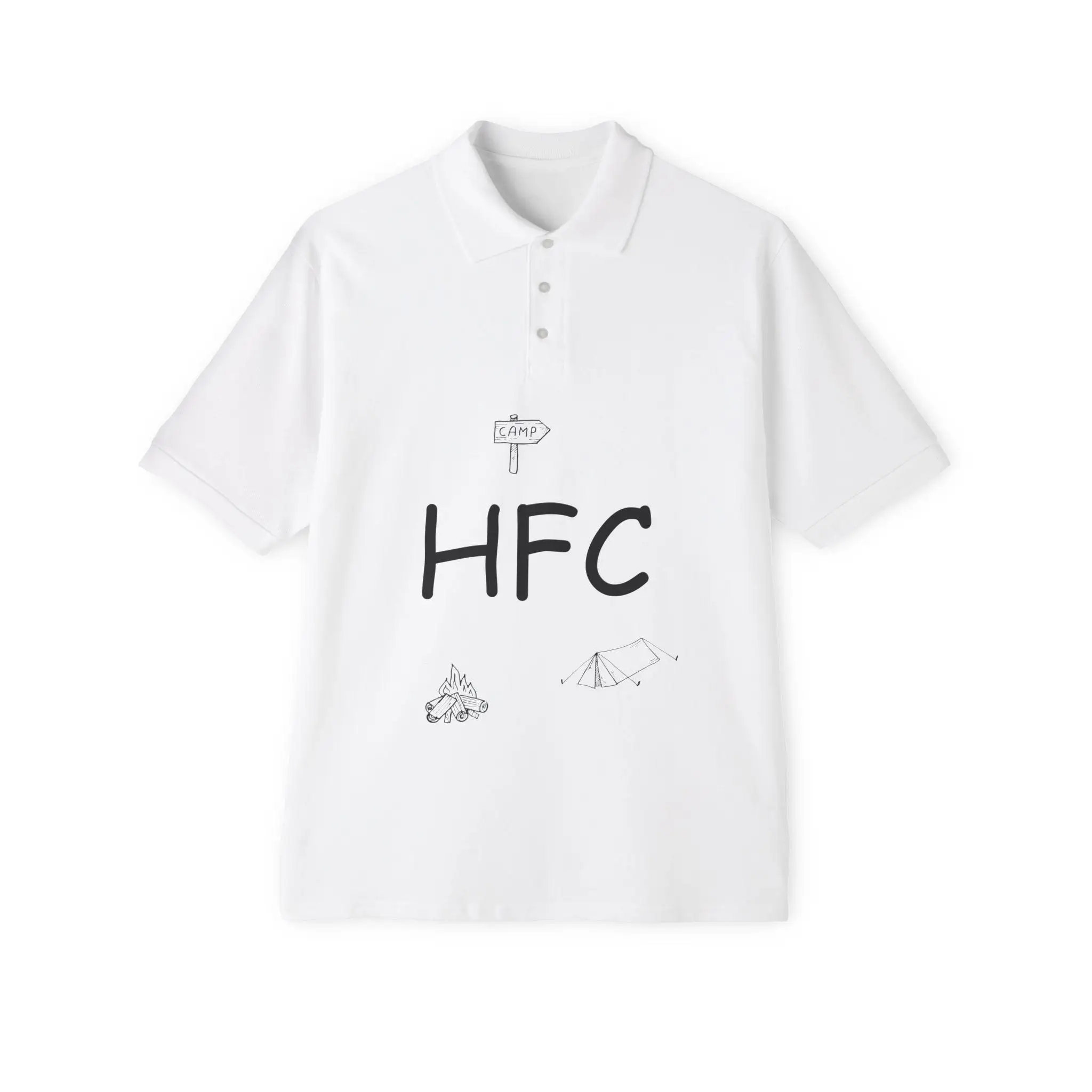 HFC Minimalist Logo Polo Size S To 4xl NEW Tee Graphic Streetwear Summer Letter Printed T-shirt