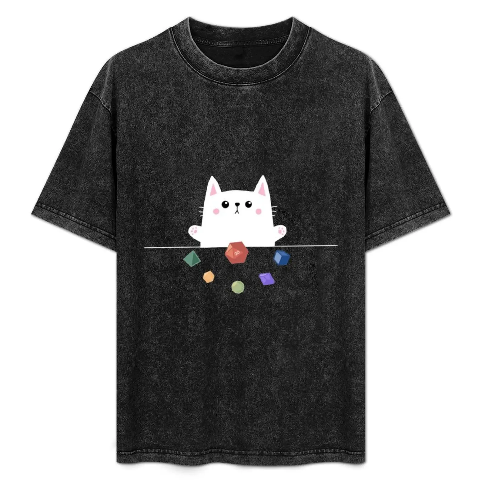 

Adorable Dungeon Meowster T-Shirt Soft Touch Basic Cotton T-Shirt