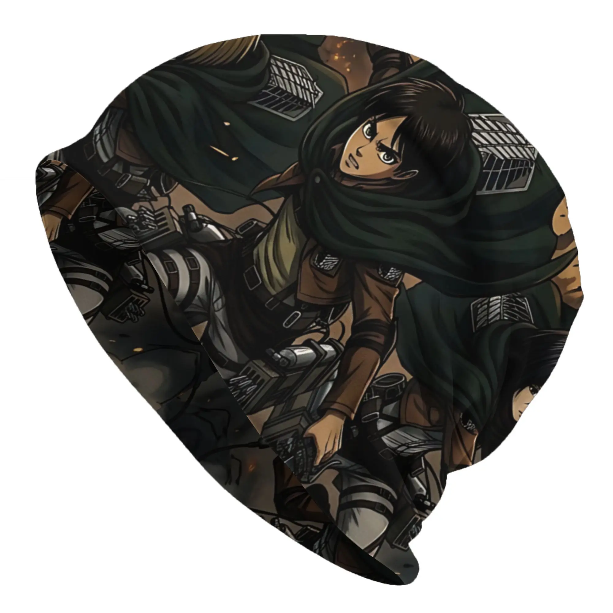 Attack On Titans Anime Hat Thin Caps Men Women  Skullies Beanies Ski Caps Soft Bonnet Hats