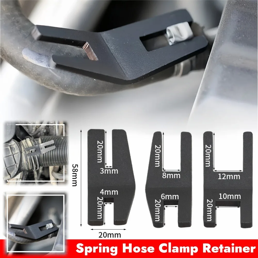 3PCS Spring Hose Clamp Retainers Car Water Pipe Intake Pipe Clamp Installation Tool Multiple Size 3/4/6/8/10/12mm Limiter Tools
