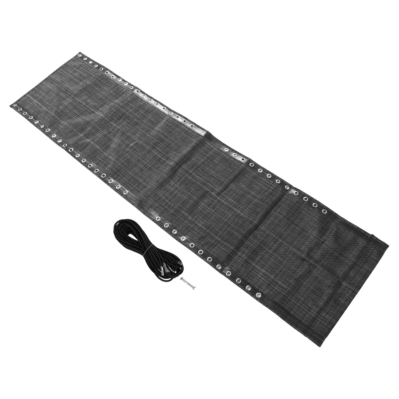 Juego de funda de asiento de malla transpirable, tela de repuesto para sillón plegable, cuerda de nailon para reparación de sillas con eslinga para Patio y playa, 1 Juego