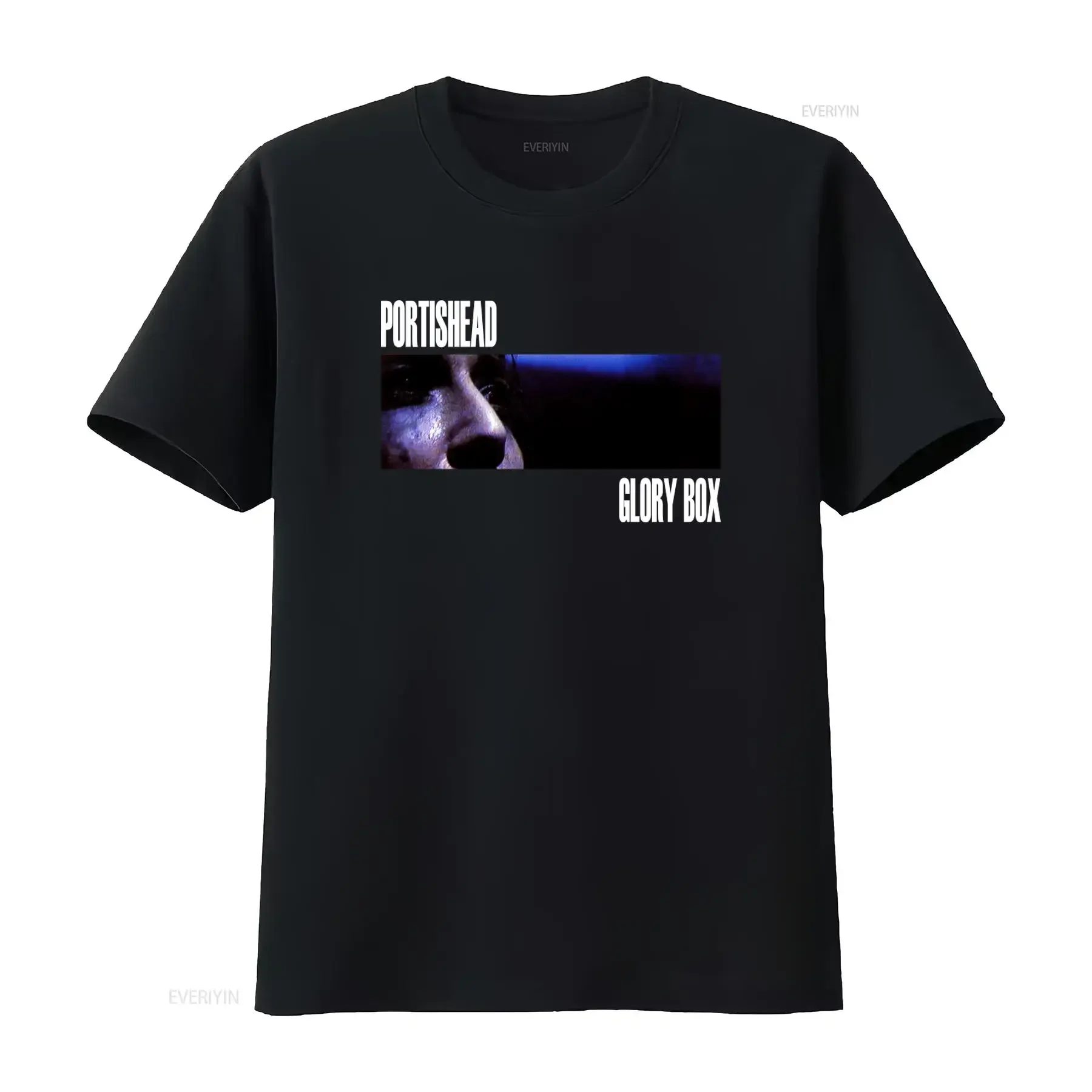 Vintage Portishead Glory Box Black T Shirt Retro Music Band Design Kt359178 vintage Washed Stylish Casual Comfortable