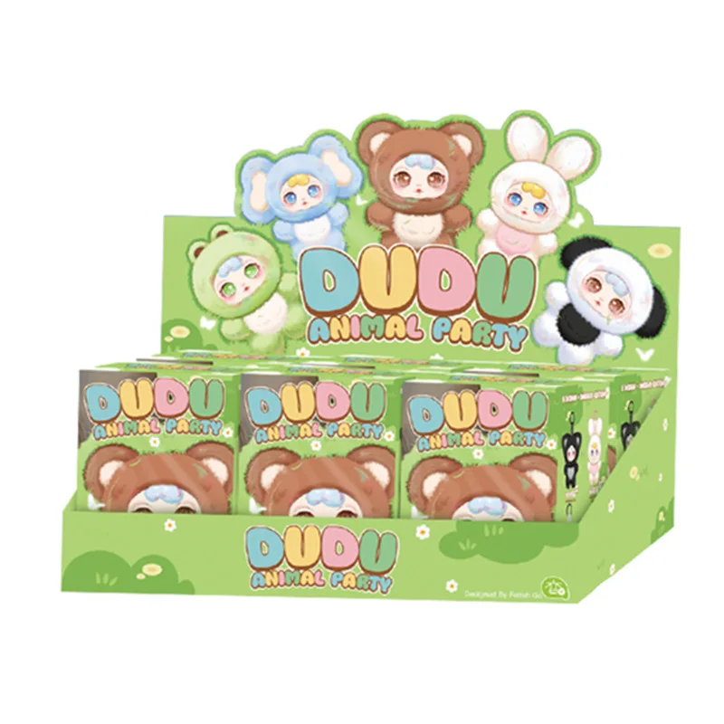 

Новая серия DUDU Animal Party, слепая коробка, мультяшная подвеска, украшение для рюкзака, милый подарок, слепая коробка-сюрприз для детей