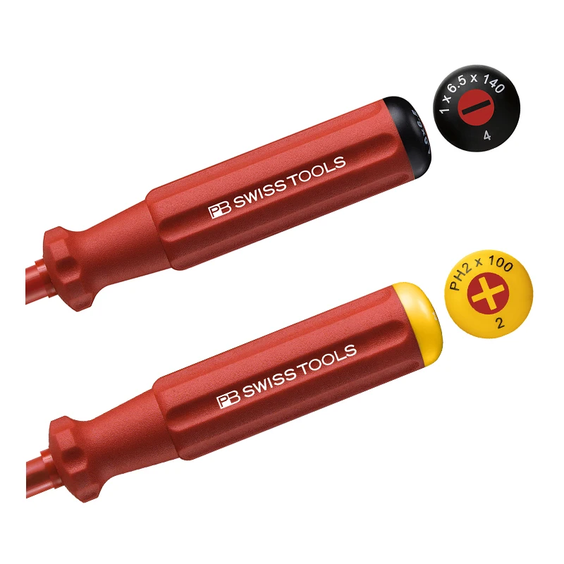 Imagem -03 - Chave de Fenda Isolada pb Swiss Teste Vde Iec en 60900 Ferramenta Eletricista 1000 v ac 1500 v dc 5100 5190