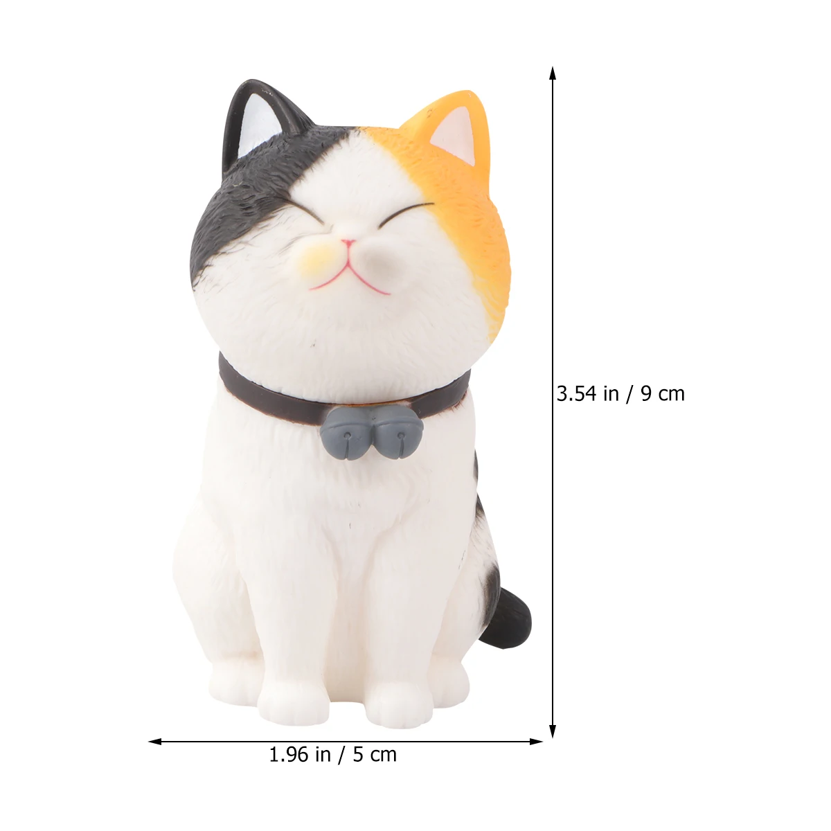 

Cat Figure Decorations Cartoon Ornament Desktop Statues Figurines Orange Decoration Living Room Bedroom Study High