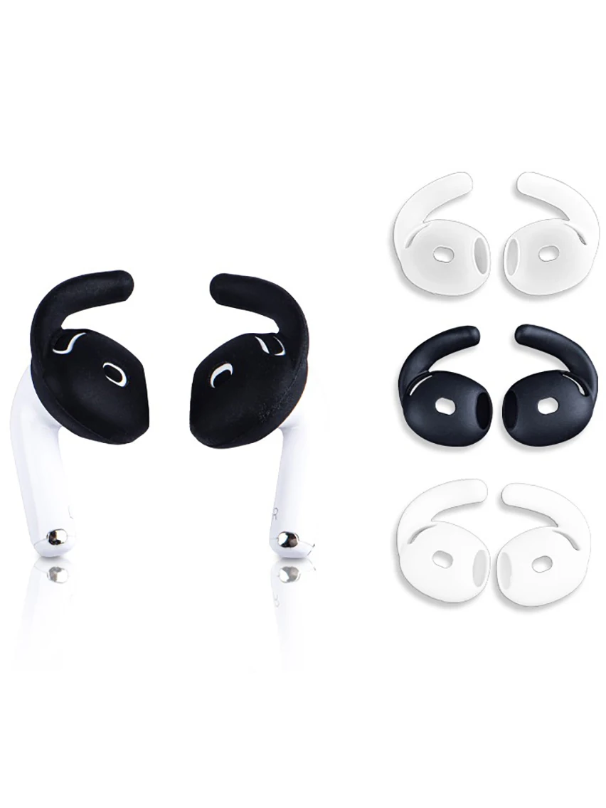 Couvercle d'oreille de support anti-perte pour AirPods 4, capuchons d'oreille pour Apple AirPosie 4, silicone souple, crochets d'oreille anti-brûlure