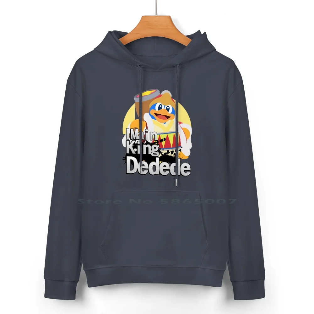 I Main King Dedede-Super Smash Bros. Ultimate Pure Cotton Hoodie Sweater 24 Colors For Wii U Ssb5 Melee Switch Link Megaman