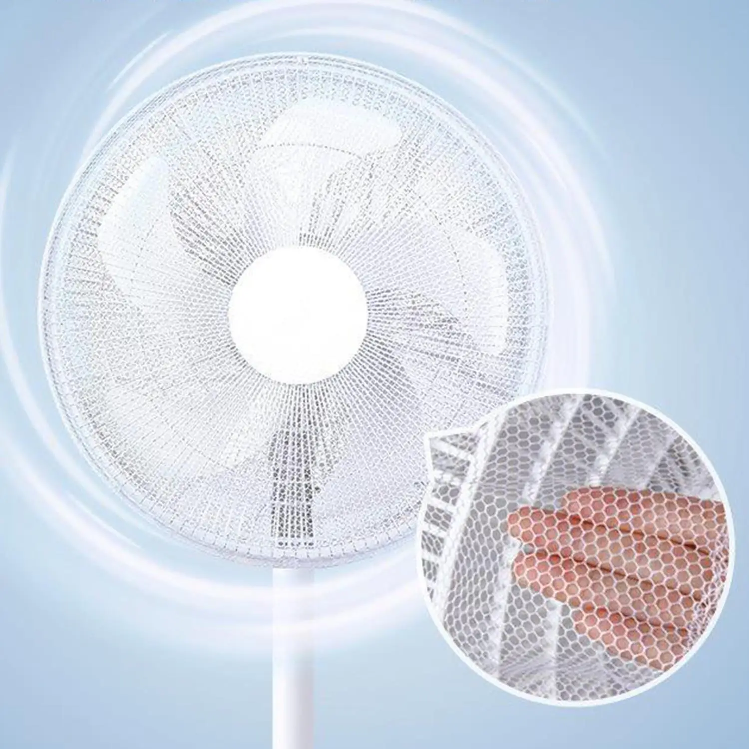 1PC Fan Dust Cover  Electric Fan Dust Protection Cover Floor Fan Fully Enclosed Fan Cover 40-50cm Universal