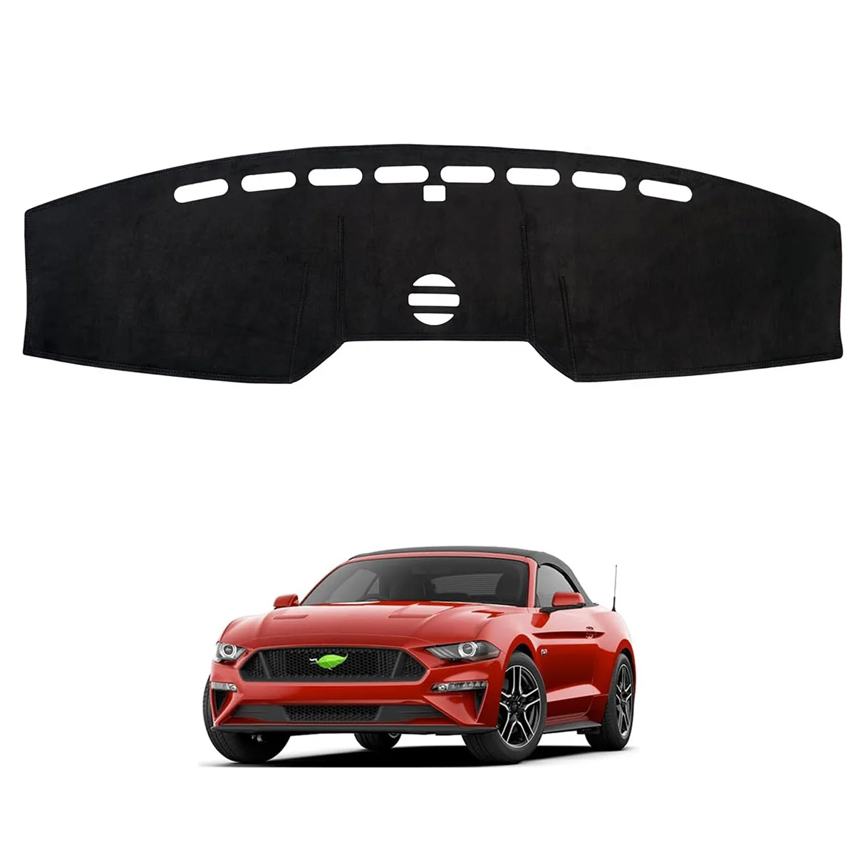 

Car Dash Cover for Chevrolet Colorado 2015-2022 LHD Polyester Dashboard Cover Non-slip Center Console Cover Interior Accessories