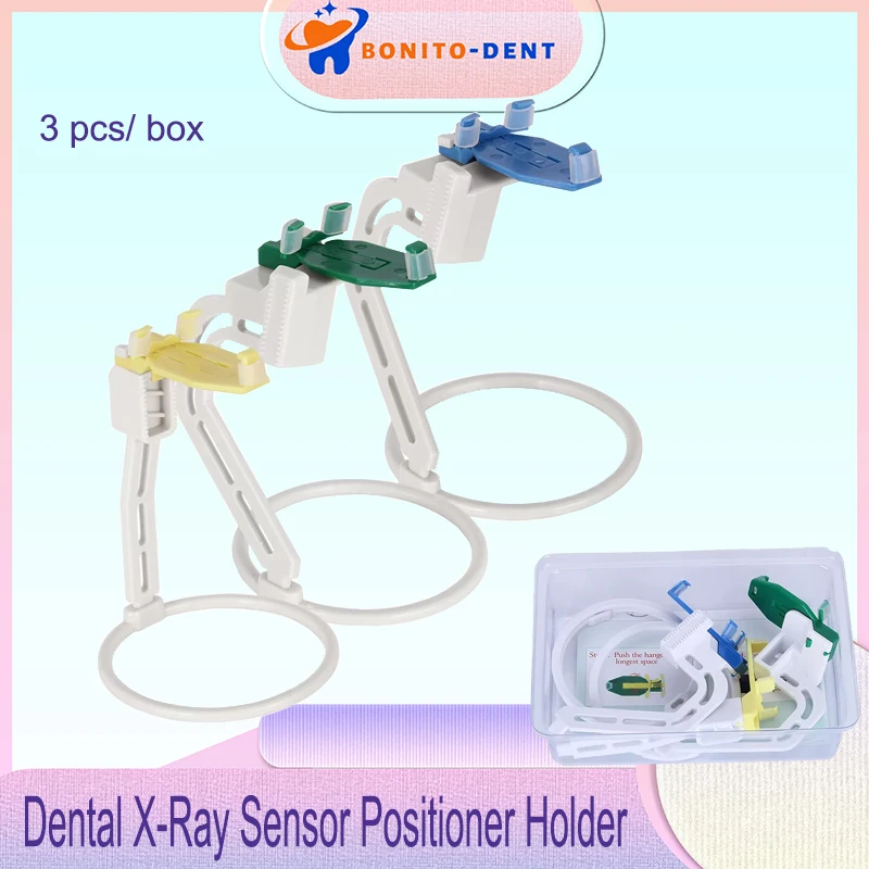 3pcs Plastic Digital Dental X Ray Sensor Positioner Holder X Ray Film Locator Dentist Portable Plastic Positioning Tool
