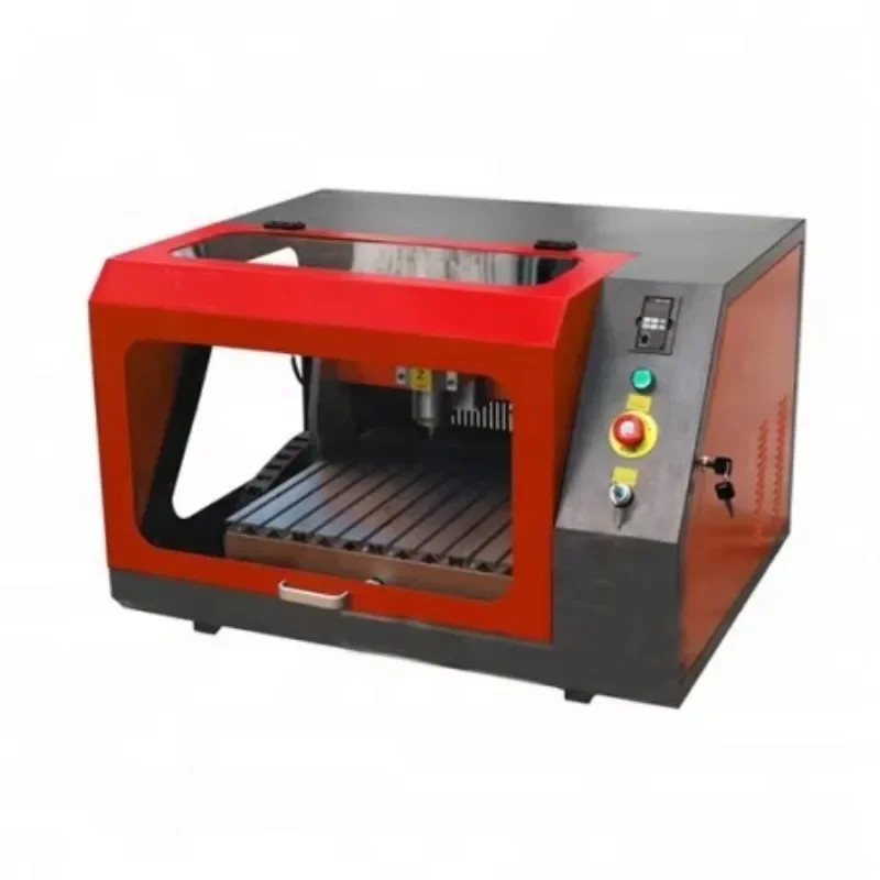Multi-functional Desktop-type Hobby Mini CNC Milling Machine with Protective Cover