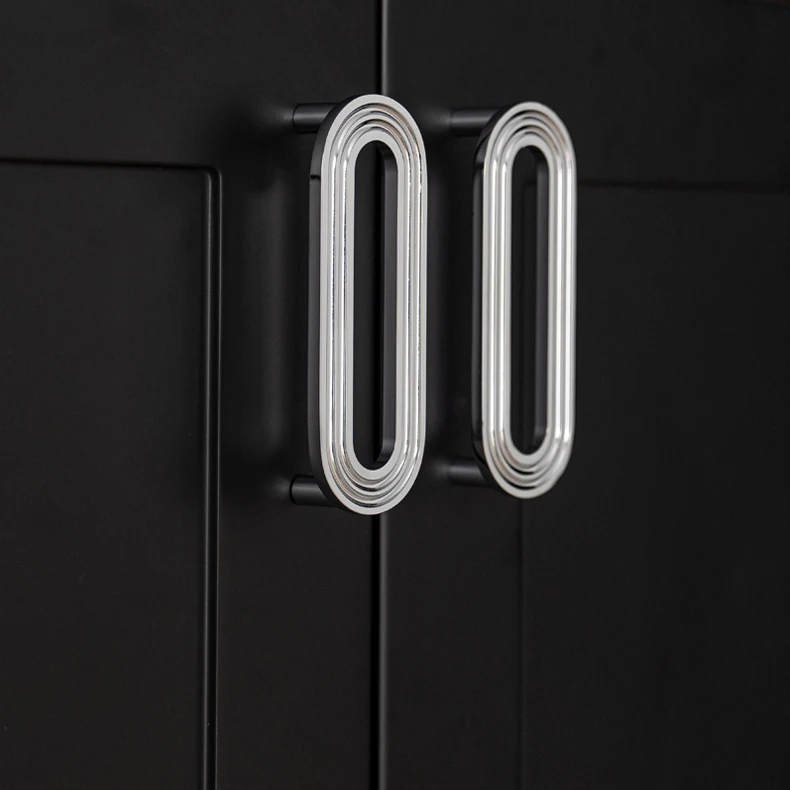 Chrome finished solid brass cabinet handle — supplier illustration 13