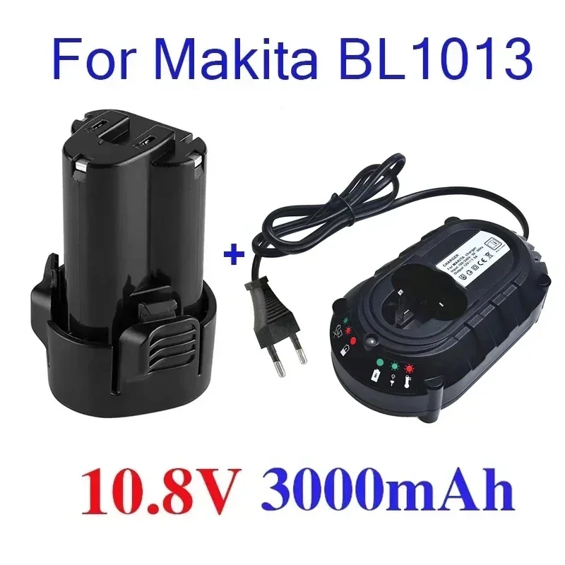 10.8V 3000mAh Real capacity Li-ion Battery For Makita BL1013 BL1014 BL 1013 BL 1014 LCT203W 194550-6 194551-4 195332-9 DF030D