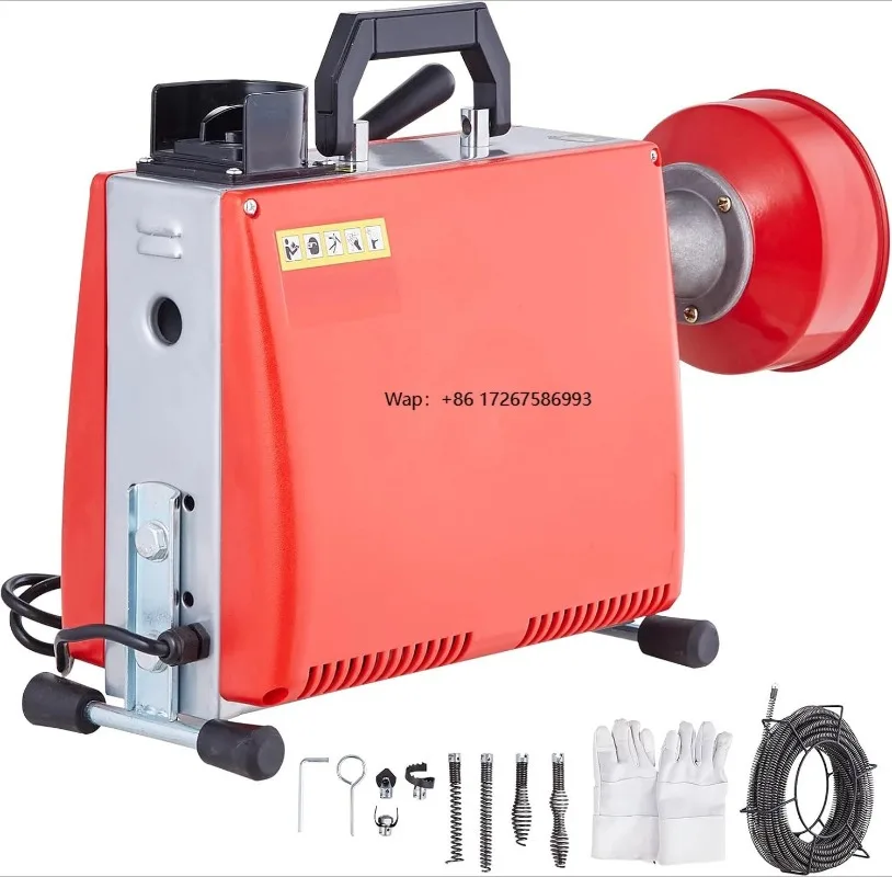 Power Sewer Pipe Line Drain Unblocking Drainage Cleaner Device Machine