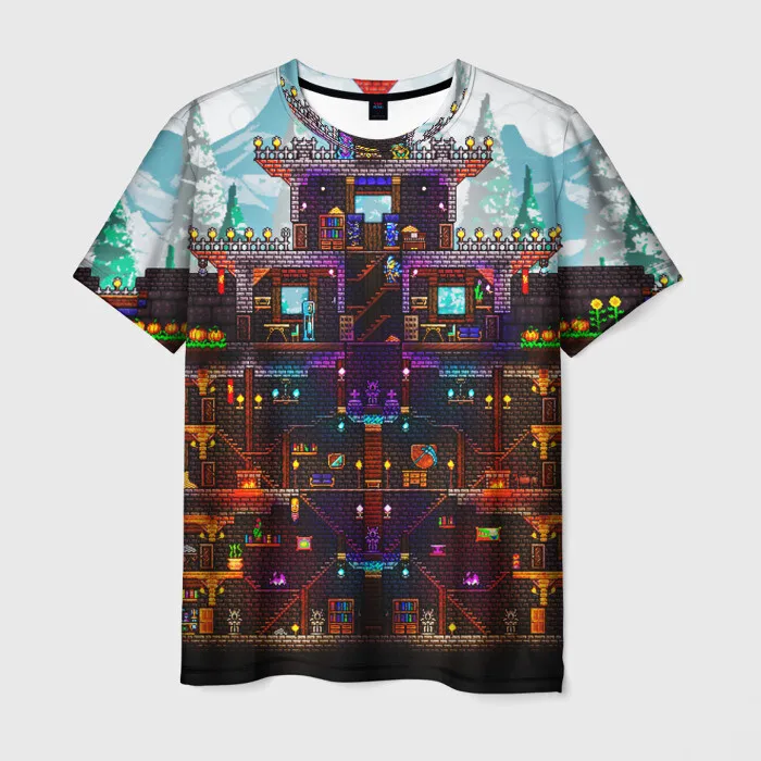 Popular Classic Games Terraria T-shirt Male 3D Printed Men Women Short Sleeve T shirts Summer Fashion Fun Kid Tees Tops Clothing