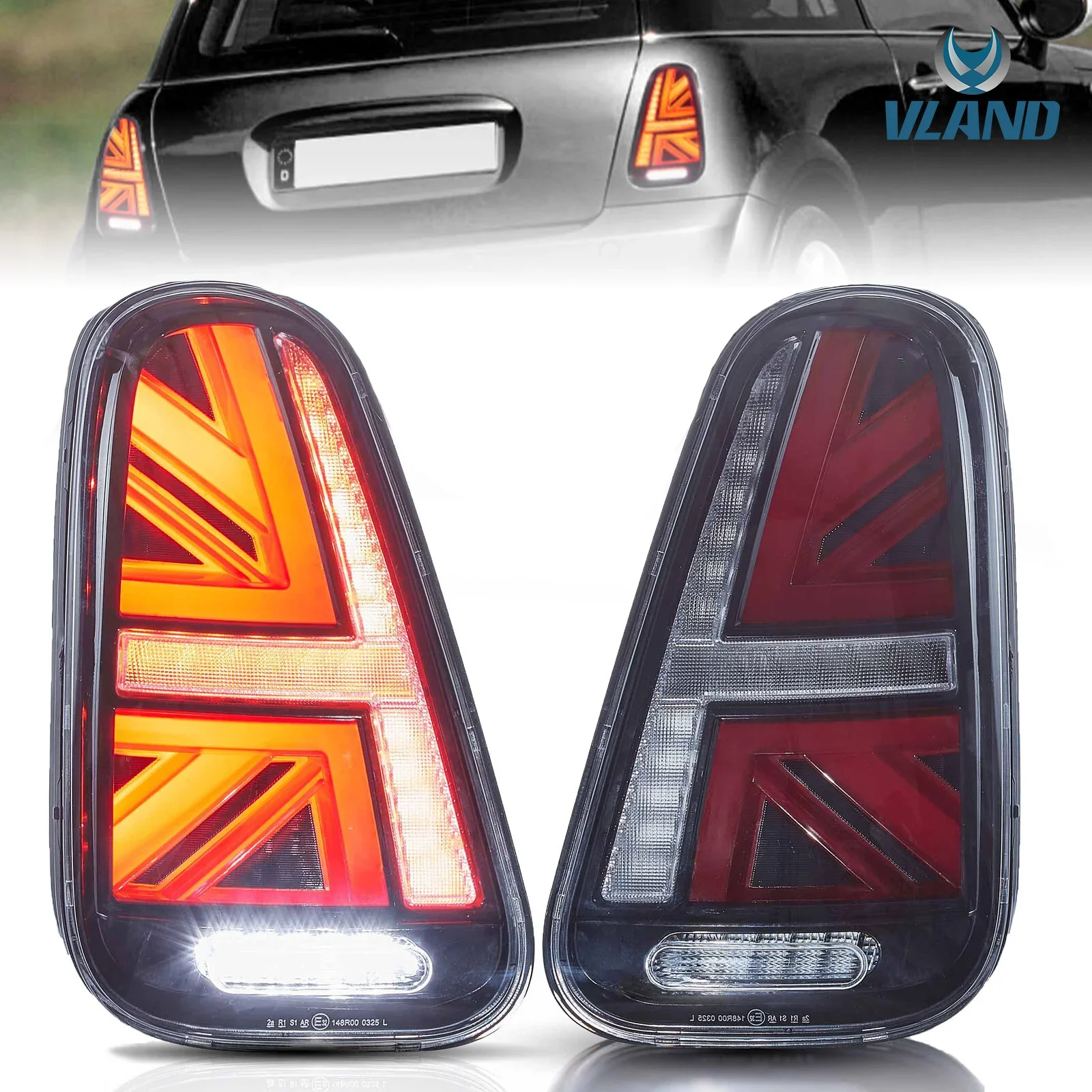 Suitable for First Generation Mini Cooper Rear LED Brake Tail Lamp, Original Plug and Play Installation Requires