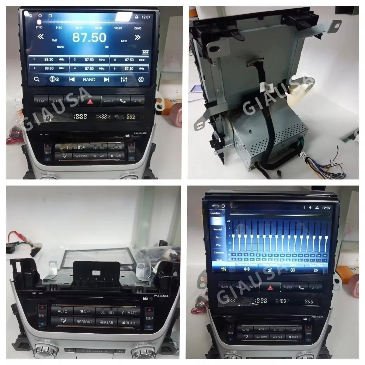 

For Toyota Land Cruiser 200 LC200 2016 - 2019 Car Radio Android13 Multimedia Player Head Unit Auto Stereo GPS Carplay