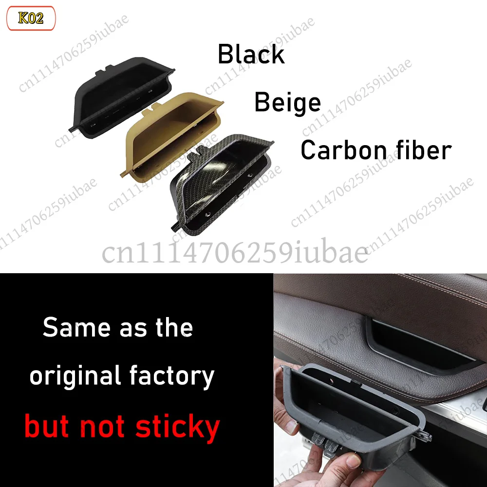 LHD RHD Car Front Left Inner Door Handle Pull Trim Interior Panel Handle 51417250307 for X3 X4 F25 F26 2010‑2016