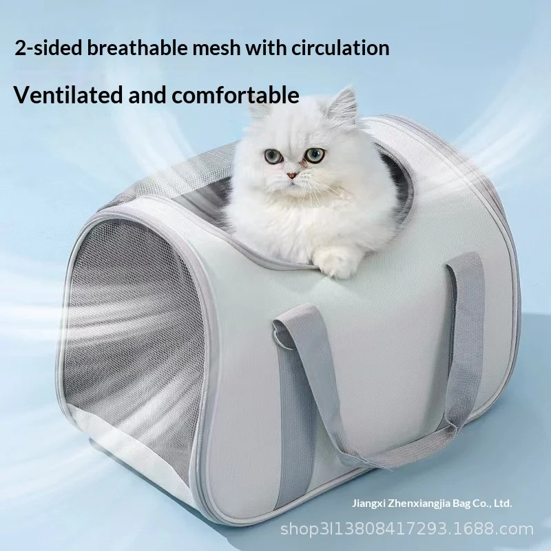Mochila transpirable para gatos y perros pequeños, bolsa de viaje - imagen 2