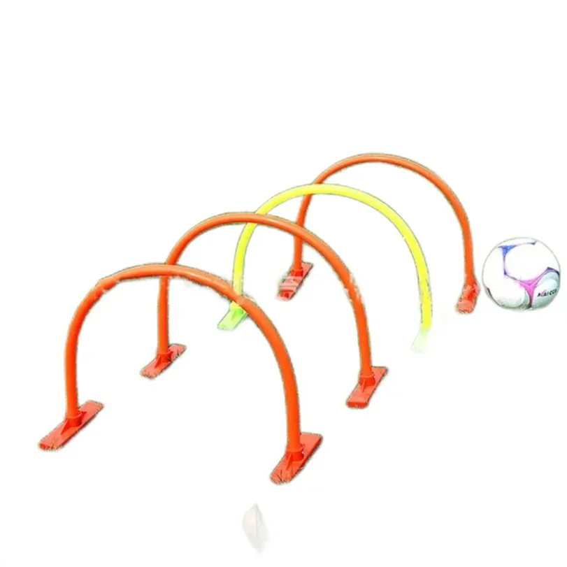 Mobile Football Arches PVC Training Obstacle Markers Indoor Outdoor Youth Player Passing Skills Training Shooting Goal Equipment