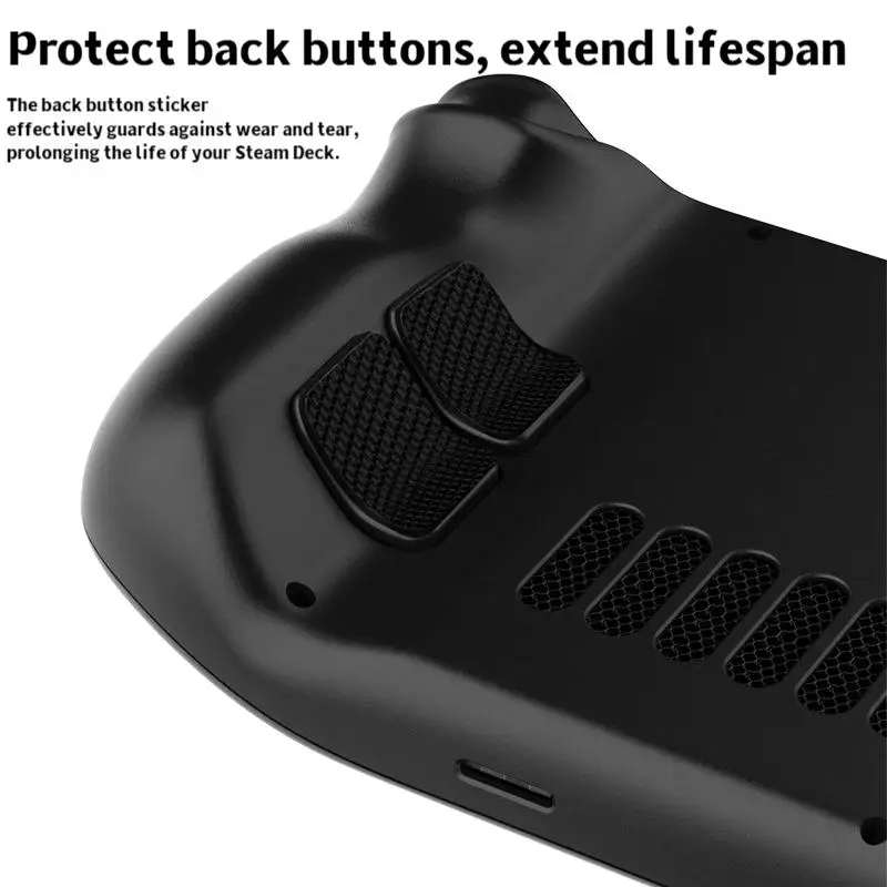 لوحدة التحكم في الألعاب Steam Deck ملصق المفتاح الخلفي Team Deck ملصق المفتاح الخلفي المقاوم للاهتراء