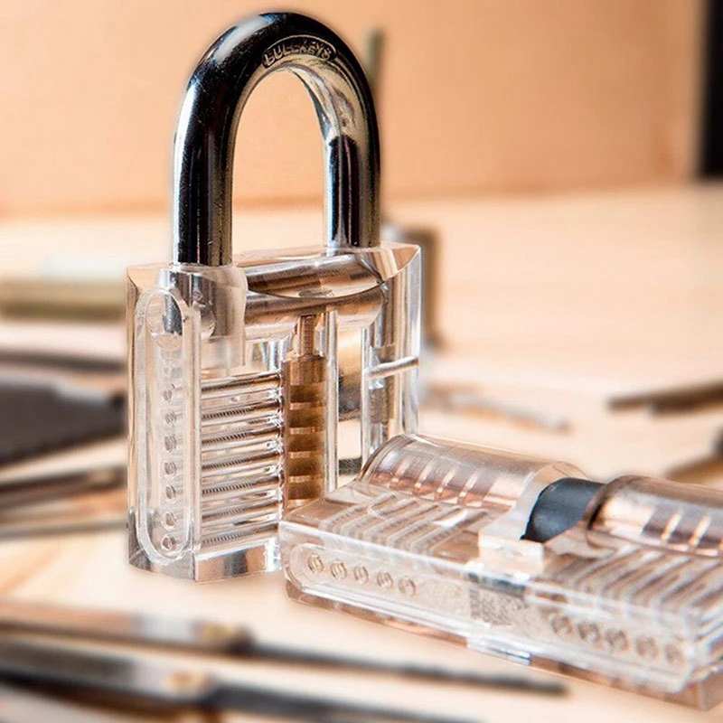 Transparent Lock Padlock Transparent Display Lock Crystal Lock-AT35