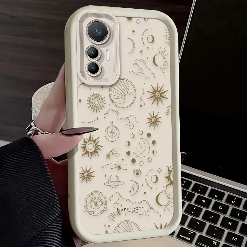 Etui Sun God Moon God Eye Case dla Xiaomi 14T 13T 12T 11T 13 12 11 Lite 5G NE POCO X6 X5 F6 F5 F3 X4 GT X3 NFC M5S C65 M6 Pro Cover