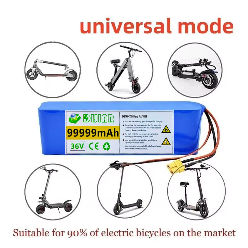 10S2P 36V 99999mAh 36v Electric Scooter Battery Lithium Electric Scooter 500W Electric Scooter Battery 36v 10s2p Battery