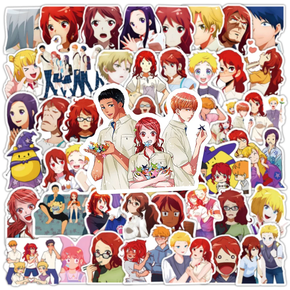 10/30/50pcs Romance Killer Anime Stickers Girls Anzu Hoshino Stickers Laptop Skateboard Luggage Hijiri Koganei Kazuki Decal Toys