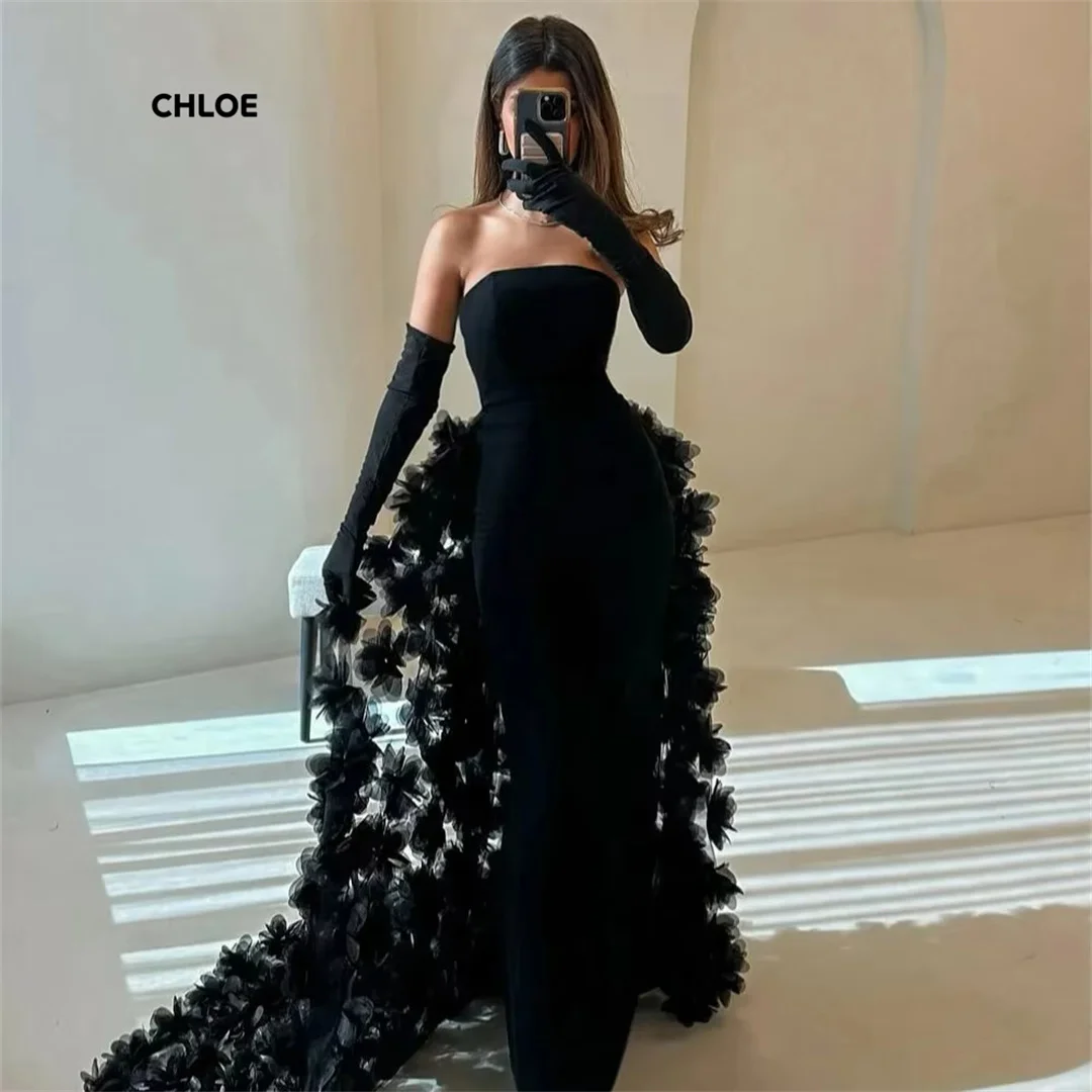 Vestido De cóctel hecho a medida para mujer, vestidos De graduación con hombros descubiertos, vestido De graduación De lujo 2025, vestidos De noche elegantes con cola De pez 2025