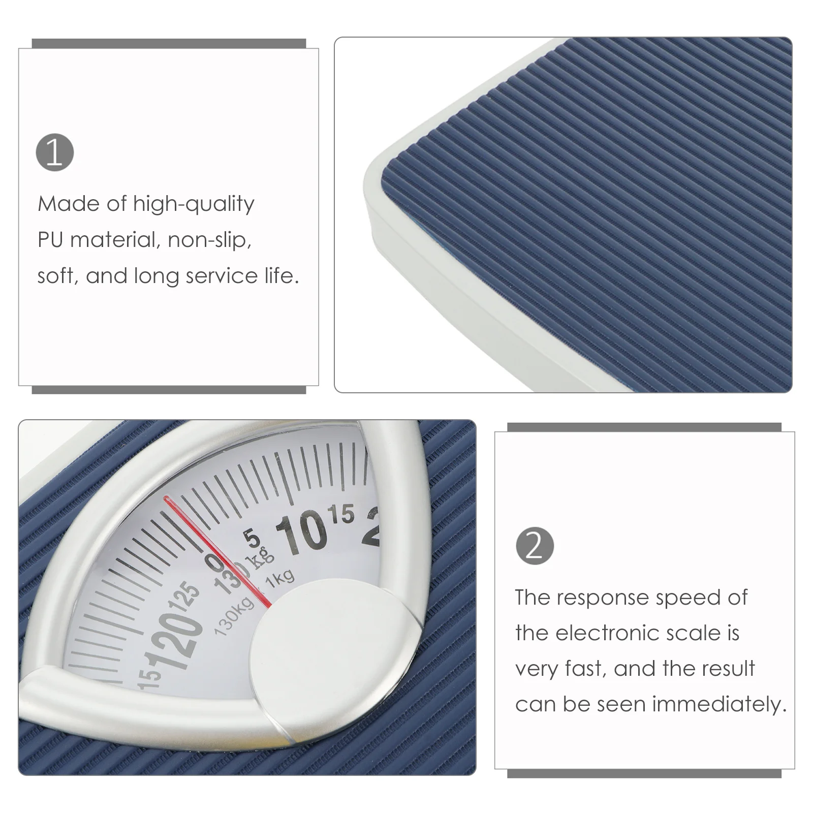 

Dial Weight Scale Featuring Anti Slip Pad for Bathroom Home Use Extra Large Mechanical Body Measuring Scales Dial Scale