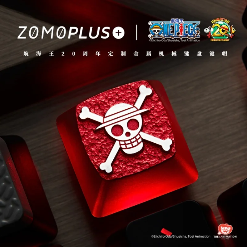 Imagem -06 - Personalizado Metal Keycaps Acessórios Teclado Mecânico One Preço Luffy Zoro Único Original Personalizado