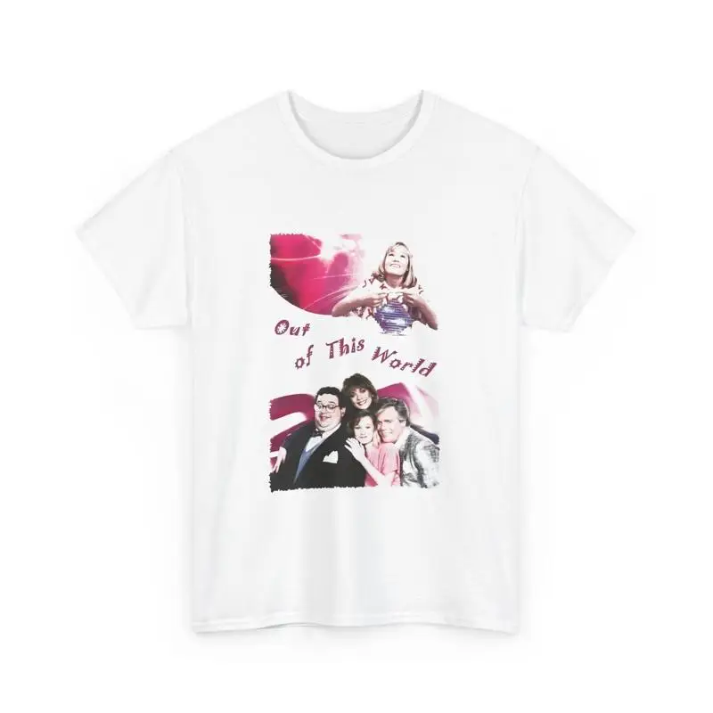 Camiseta de la serie de televisión sit com, fantasía de ciencia ficción americana, fuera de este mundo