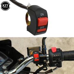 NEW Universal Motorcycle Handlebar Flameout Switch ON OFF Button for Moto Motor ATV Bike DC12V/10A Black Motorcycle accessories