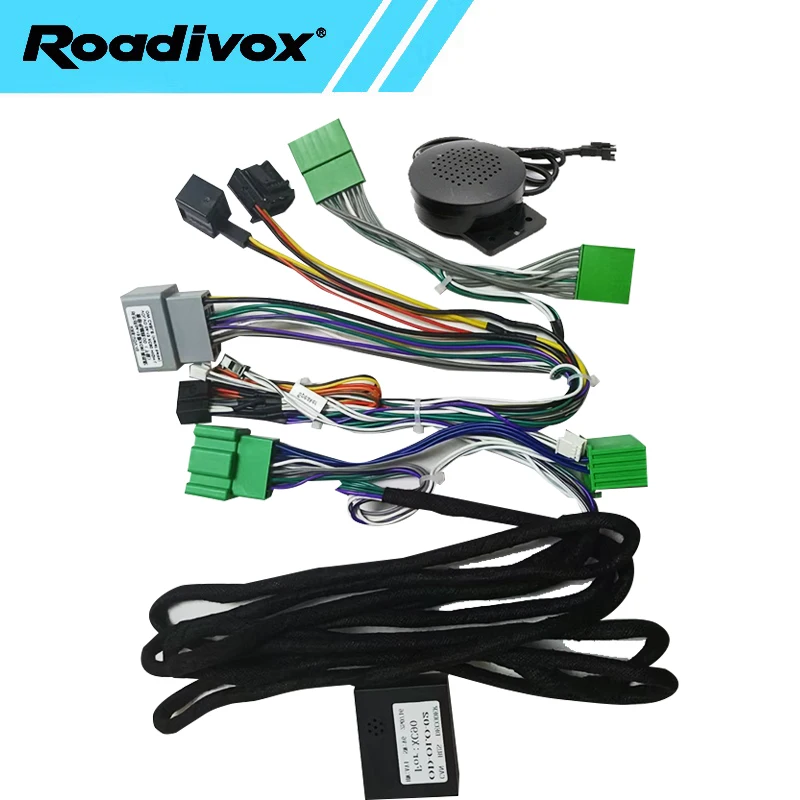 roadivox-車載androidラジオケーブル-canバスアダプター-配線ハーネス-電源コネクター-16ピン-ボルボxc90-s90-v90用-光ファイバー付き