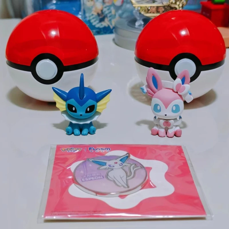 Pokemon Little Adventures Serie Gashapon Kapsel Spielzeug Eevee Familie Mini Anime Figur Blind Box Sammlung Ornamente Kinder Geschenke