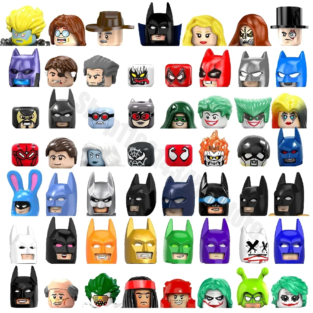 PG178 PG1708 Movies Anime Figs Hero Bat Heroes-man Bricks Building Blocks Dolls Mini Action Toy Figura Assembly Model Kids Gifts