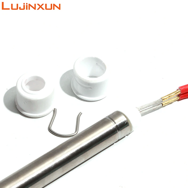 LUNJINXUN Высокотемпературный гриль, электрическая нагревательная труба, духовка, нагреватель, воспламенитель, горячий стержень SUS316, гриль для сухого горения, нагревательная трубка
