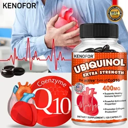 Organic Ultra High Absorption UBIQUINOL COQ10 Coenzyme Q10 Vascular and Heart Health Blood Pressure Balance Suitable for Adults