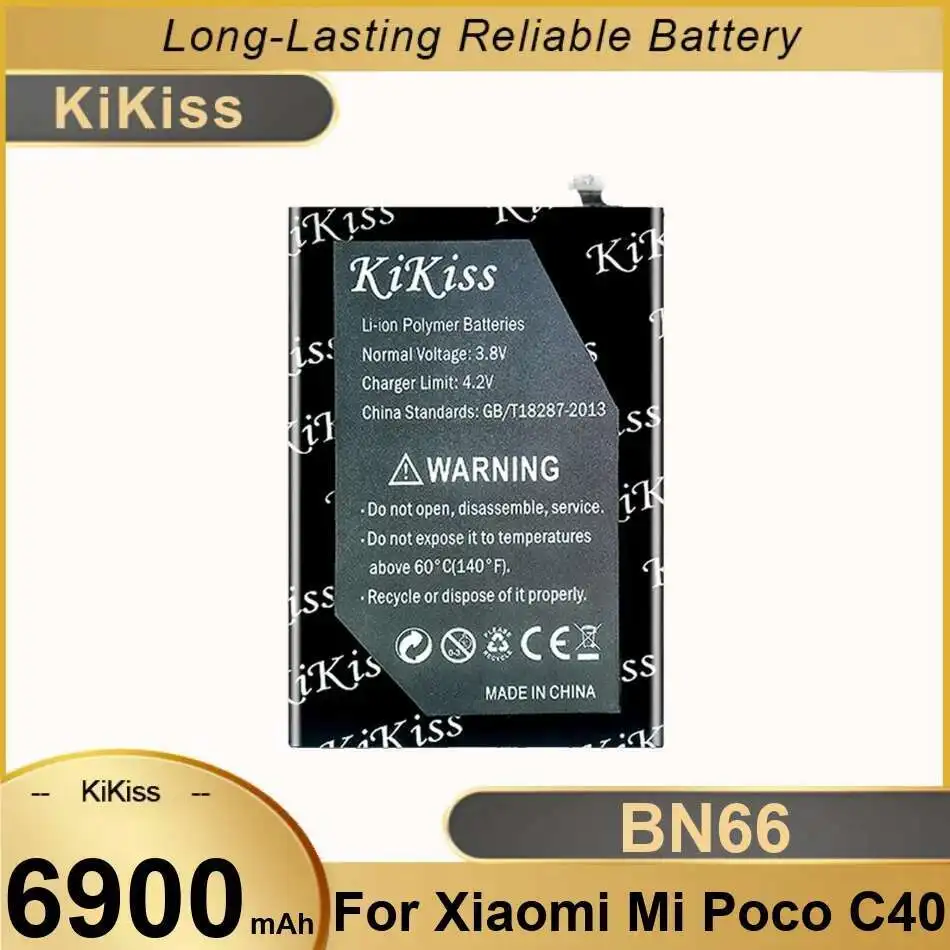 

High Compatibility 6900Mah For Xiaomi MI Poco C40 BN66 Mobile Phone Battery